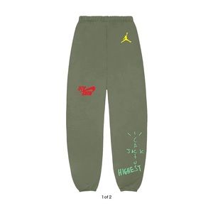 Cactus Jack by Travis Scott x Air Jordan Highest Sweatpant 'Green’